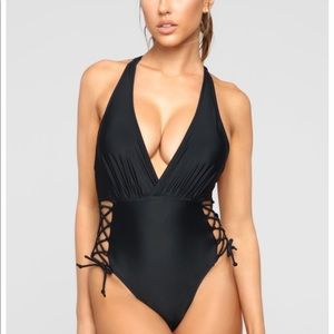 Medium one piece bathing suit fashion nova